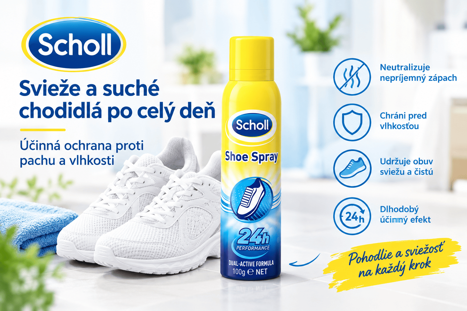 scholl láb spray